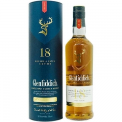 格兰菲迪18年单一麦芽威士忌 Glenfiddich英国进口...