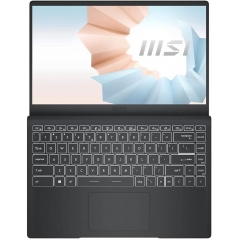 MSI 微星 现代 14 专业笔记本电脑:14 英寸 IPS 级超薄边框显示屏,Intel Core i5-1135G7,Intel Iris Xe,8GB RAM,512GB NVMe SSD,Win10,碳灰色 (B11MO-207)