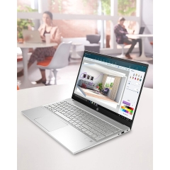 HP 惠普 Pavilion 15 笔记本电脑,第 11 代 Intel Core 英特尔酷睿 i7-1165G7 处理器,16 GB 内存,512 GB 固态硬盘存储,全高清 IPS 微边框显示屏,Windows 10 Pro,紧凑设计,