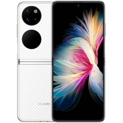 Huawei 华为 P50 Pocket Premium - 可折叠智能头，6.6英寸OLED显示手机，3D微雕设计，超光谱摄像屏，防晒检测，12GB RAM+512GB ROM，白色