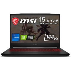 【搭载1代CPU・RTX3070】MSI游戏笔记本电脑 PC Katana GF66 i7 RTX307015.6FHD144Hz16GB512GBKatana-GF66-11UG-029JP【Windows 11 支持】