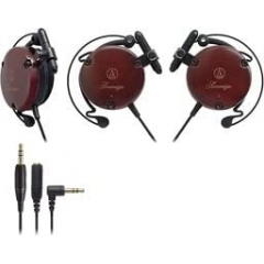 Audio Technica 铁三角 贴耳式耳机 耳挂 木质...