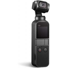 DJI Osmo Pocket 手持式三軸雲台穩定器，帶集成攝像頭12 MP 1 / 2.3英寸（約2.54 / 5.84釐米）CMOS 4K視頻，可連接至智能手機，Android，iPhone，黑色